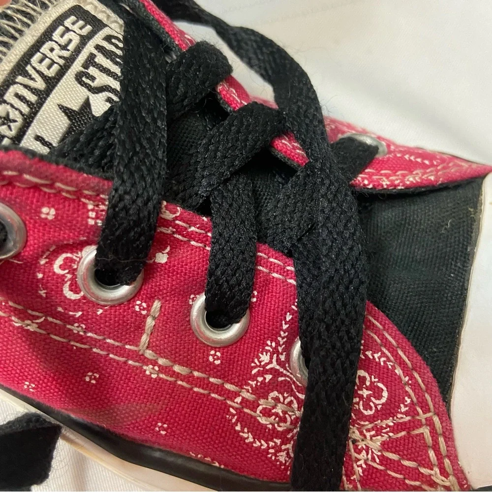 Converse Girls Pink All Star Laced Slip On Sneakers size 2